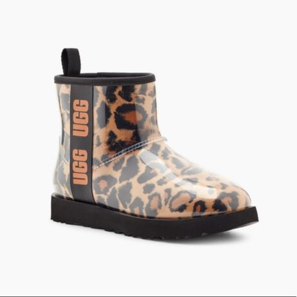 UGG Classic Clear Mini Panther Butterscotch Shoes - Picture 2 of 11